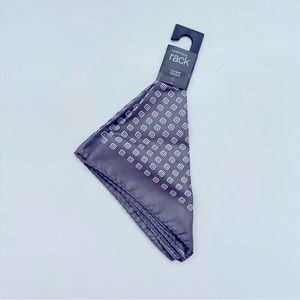 Silk geo print pocket square